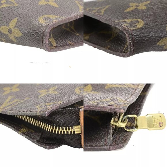 LOUIS VUITTON LV Bucket PM Clutch Pouch Bag Monogram Leather France 05FA375 - Picture 3 of 15